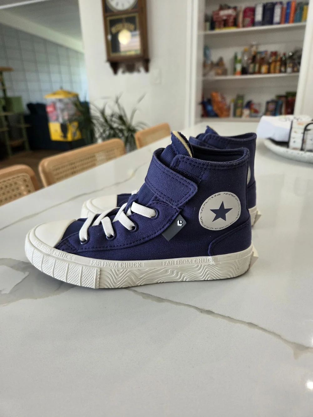 Kids Converse Navy Sneakers
